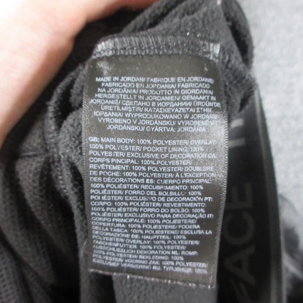 The North Face Hoodie Mens S Black Full Zip Performance Fleece‎ Outdoors Hiking